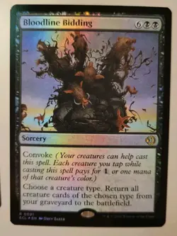 MTG - Lorwyn Eclipsed: Bloodline Bidding (0091) - Rare Foil - Near Mint - Image 1