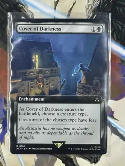MTG Cover of Darkness 0163 Assassin's Creed Regular Rare Extended Art - Image 1