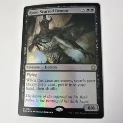 Rune-Scarred Demon Promo Stamp Foil 184 - Image 1
