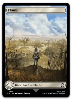 Plains (0317) #317 (NM) Fallout PIP Magic MTG - Image 1