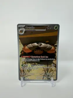 Pokemon Card Crustle 186/182 Illustration Rare Destined Rivals Near Mint - Image 1