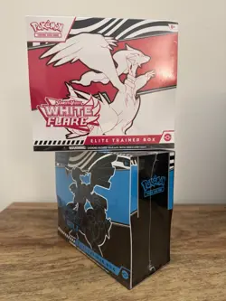 Set Of 2 Sealed Pokemon TCG Black Bolt and White Flare Elite Trainer Box ETB - Image 4
