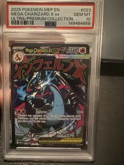 Mega Charizard X ex Pokemon MEP EN Ultra-Premium Collection PSA 10 GEM MINT - Image 1