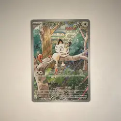 Pokemon TCG Me02: Phantasmal Flames Meowth 106/094 Illustration Rare Holo - Image 1