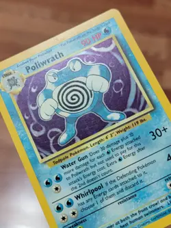 Pokemon TCG Poliwrath Base Set 13/102 Holo Unlimited Holo Rare (Faded) - Image 2