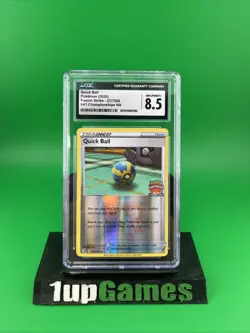 2020 Pokemon Fusion Strike: #237 Quick Ball CGC 8.5 NM/MINT+ - Image 1