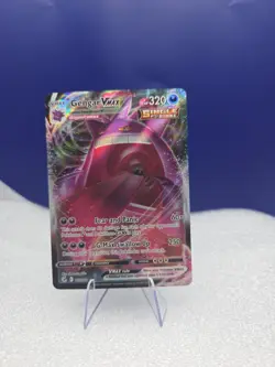 Pokemon 2021 TCG Gengar v Fusion Strike Ultra Rare Vmax 157/264 - Image 1