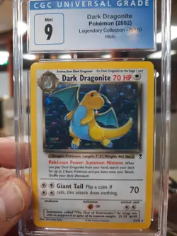 Dark Dragonite Cgc 9 Legendary Collection Holo 2002 Mint 5/110 Dragon Pokemon Nm - Image 1