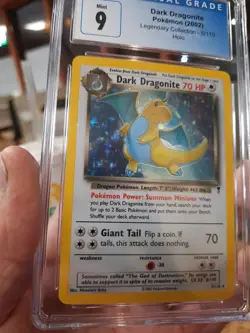 Dark Dragonite Cgc 9 Legendary Collection Holo 2002 Mint 5/110 Dragon Pokemon Nm - Image 3