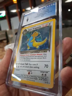 Dark Dragonite Cgc 9 Legendary Collection Holo 2002 Mint 5/110 Dragon Pokemon Nm - Image 4