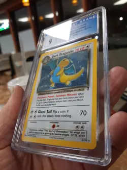 Dark Dragonite Cgc 9 Legendary Collection Holo 2002 Mint 5/110 Dragon Pokemon Nm - Image 5