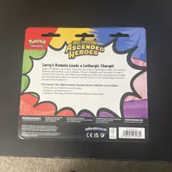 Pokemon TCG Mega Evolution Ascended Heroes Larry’s Komala 2 Pack Blister Sealed - Image 3