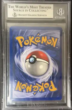 Pokemon (1999) Base Unlimited 8 Machamp Holo R 1st Ed. BGS 9 - Image 2