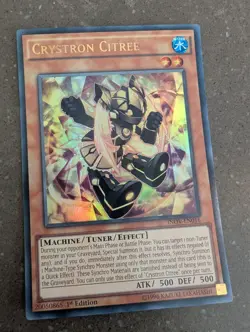 YuGiOh! Crystron Citree INOV-EN016 Ultra Rare 1st Ed - Image 1