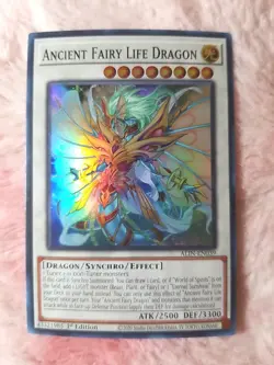 Yu-gi-oh! Ancient Fairy Life Dragon ALIN-EN039 Alliance Insight 1st Edition - Image 1