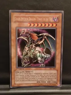 Chaos Emperor Dragon - Envoy Of The End IOC-000 1st Edition Secret Rare - Image 1