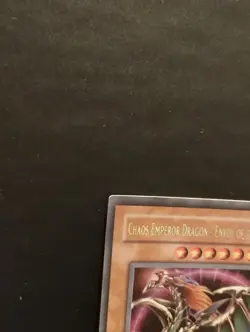 Chaos Emperor Dragon - Envoy Of The End IOC-000 1st Edition Secret Rare - Image 5