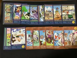One Piece Carddass Visual Adventure 16 Cards Lot Japan Bandai Vintage Prism Holo - Image 1