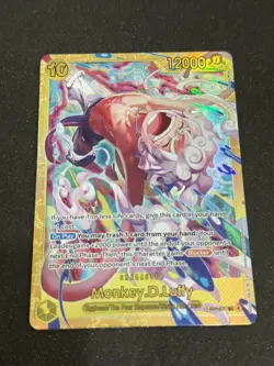 Monkey D. Luffy OP15 EB04-061 SEC ONE PIECE Card Game ENGLISH NM - Image 1