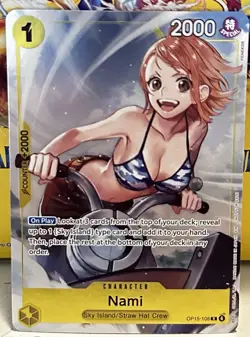 Bandai One Piece Adventure On Kami's Island Promo Dash Pack - Nami OP15-108 R - Image 2