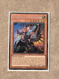 Fiendsmith Engraver (1st, Secret) - INFO-EN017 - YuGiOh Card - Image 1