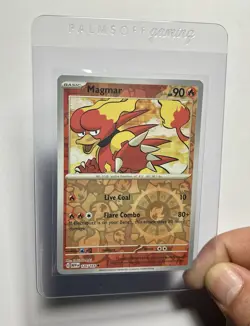 Magmar 126/165 (LP) Reverse Holo Scarlet & Violet: 151 2023 Pokemon Card TCG - Image 3