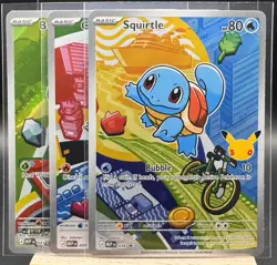 First Partner Series 1 IR Kanto Set (3 Cards) 37, 38, 39 Promo Pokemon TCG NM - Image 1
