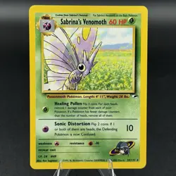 Sabrina’s Venomoth - Gym Heroes - 34/132 - Rare - Pokemon Card - LP/NM - Image 1