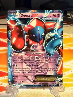 Pokemon Deoxys EX TCG Team Plasma BW82 Black & White Promo Holo Card - Image 1