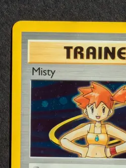 Misty 18/132 Holo Rare Trainer Gym Heroes Pokemon Card TCG Near Mint - Image 3
