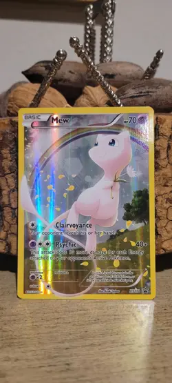 Mew XY110 XY Black Star Promo Holo Foil Pokemon TCG Card LP Condition - Image 1