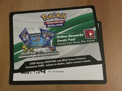 Pokemon TCGO Online Code Card XY Evolutions Booster Pack x5 Messaged - Image 1