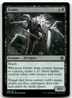 Drider #98 (Foil) (NM) Forgotten Realms AFR Magic MTG - Image 1