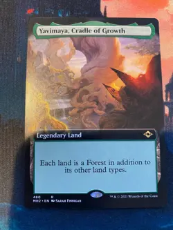 MTG Modern Horizons 2 Complete Set of Fetch Lands Extended Art + Yavimaya! - Image 4