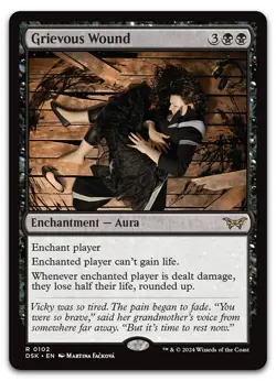 Grievous Wound #102 (NM) Duskmourn DSK Magic MTG - Image 1