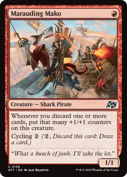 MTG Foil - Marauding Mako - 138 / NM / English - Image 1