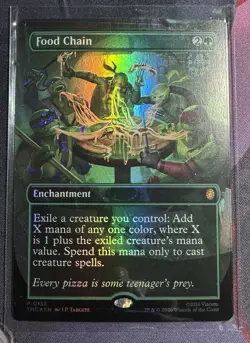 Magic: The Gathering Food Chain Commander TMNT Enchantment Foil 0133 - Image 1