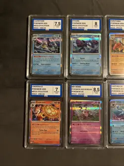 Pokemon Tcg Graded Bundle Lot Of Ten Slabs AEY Grading Holo Bundle - Image 2