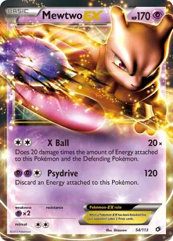 Pokemon TCG Pokemon Mewtwo ex Mewtwo Holo - Image 1