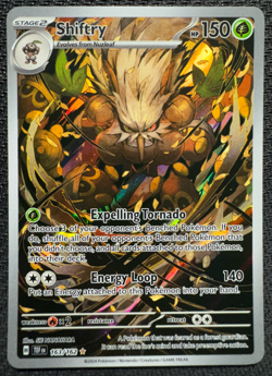Shiftry 163/162 Pokemon Temporal Forces Illustration Rare Scarlet Violet - Image 1