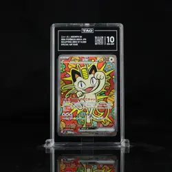 TAG 10 Meowth ex 114/080 SAR Nihil Zero M3 2026 Holo Pokemon - Image 1