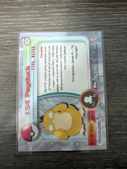 MINT 2000 Topps Pokemon #54 Psyduck Foil Holo - Image 2