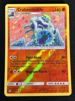 Pokemon Crabominable 105/214 Reverse Holo (NM) - Image 1