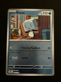 Pokemon - Eiscue 044/132 - Mega Evolution Reverse Holo - NM - Image 1