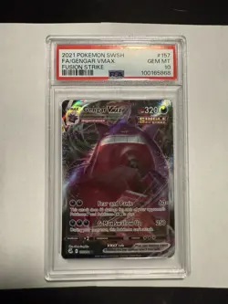 PSA 10 GENGAR VMAX 157/264 FULL ART FUSION STRIKE POKEMON - Image 1