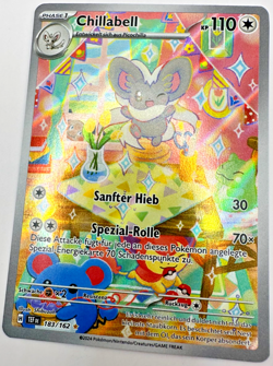 Pokemon Karte TCG Chillabell 183/162 Paradoxrift Holo Rare Fullart Deutsch NM - Image 1