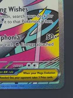 Mega Gardevoir ex 032 Black Star Promo Pokemon TCG Mega Attack Rare Near Mint - Image 5