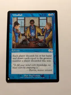 Windfall The List Reprints Regular 111 MtG NM Mystery Booster 2 - Image 1
