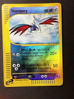 Pokemon TCG 2002 Skarmory 63/165 Expedition Reverse Holo Rare Single Card - Image 1