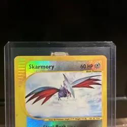 Pokemon TCG Skarmory Expedition Base Set Reverse Holo Rare Card 27/165 LP - Image 2
